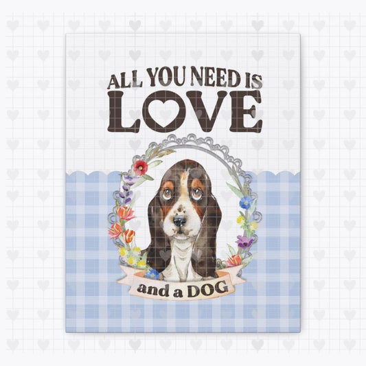 All You Need Is Love | Basset Hound | Digital Art