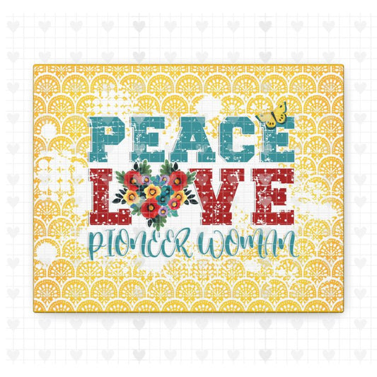 Pioneer Flea Market Peace Love Pioneer Woman Digital Art