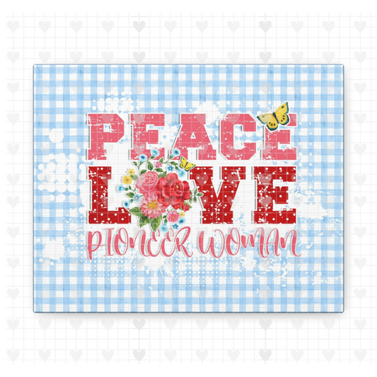 Pioneer Sweet Rose Peace Love Pioneer Woman Digital Art