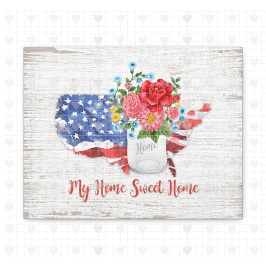 Pioneer Sweet Rose | My Home Sweet Home | Canvas Wall Art