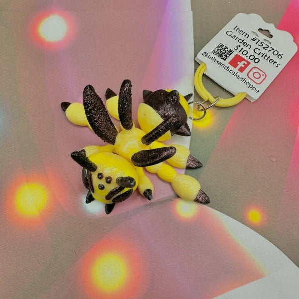 Yellow Jacket Keychain - Collectable Fidget Sensory Toy