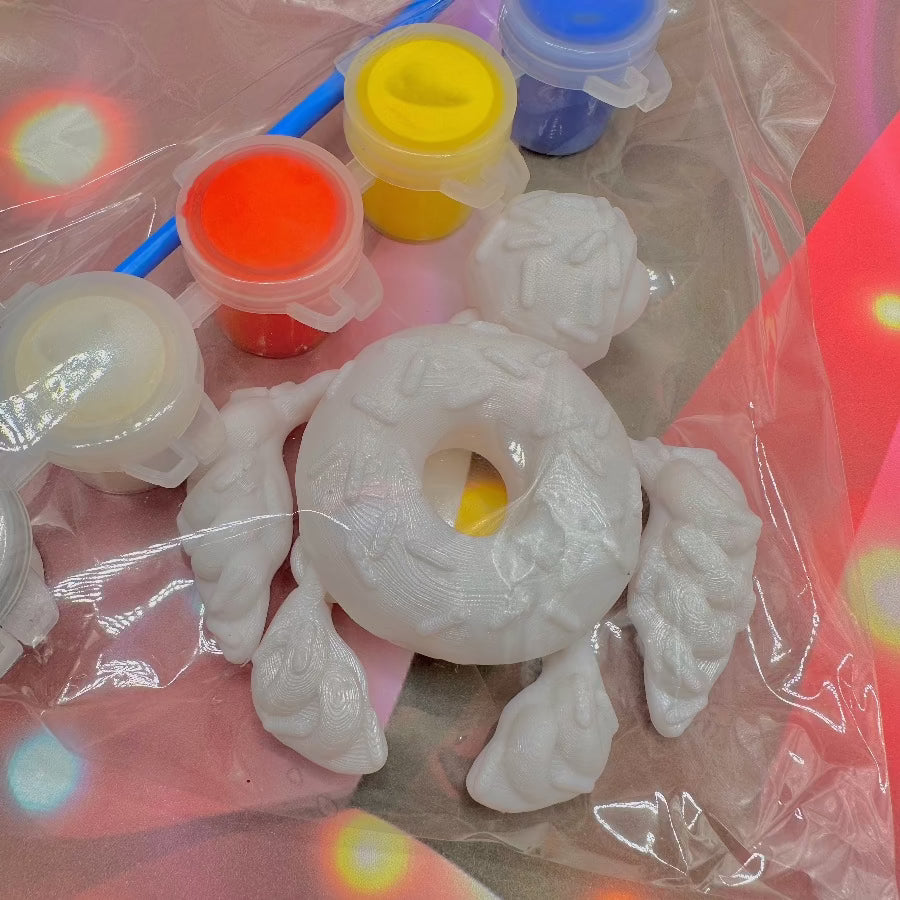 Paint Your Own Pet - Donut Turtle Collectable Fidget Sensory Toy