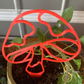 Red Mushroom Plant Pal 3d Printed Indoor Trellis | More Heart Studio