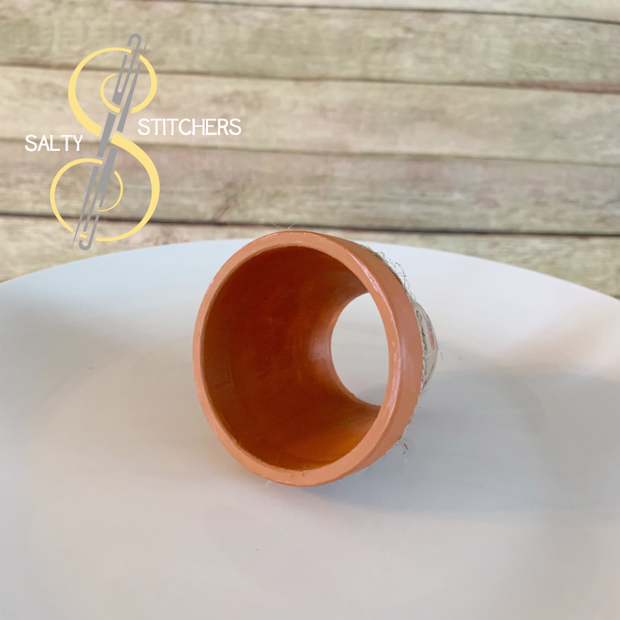 3D Printed Faux Terra Cotta Pot Pioneer Woman Mazie Napkin Ring | Salty Stitchers at More Heart Studio
