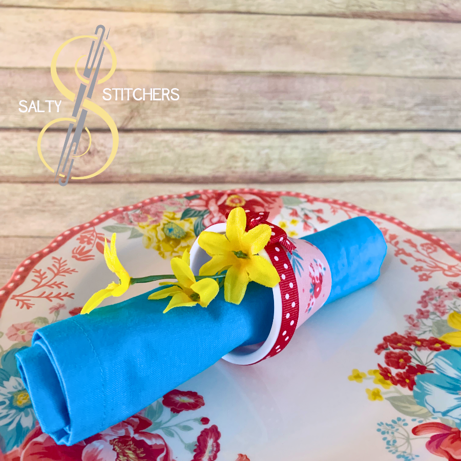 3D Printed Faux Terra Cotta Pot Pioneer Woman Inspired Napkin Ring | Salty Stitchers at More Heart Studio