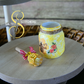 Vintage Floral Inspired Honey Bee Tier Tray Mini Honey Pot and Dipper