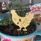 Yellow Chicken Plant Pal 3d Printed Indoor Trellis