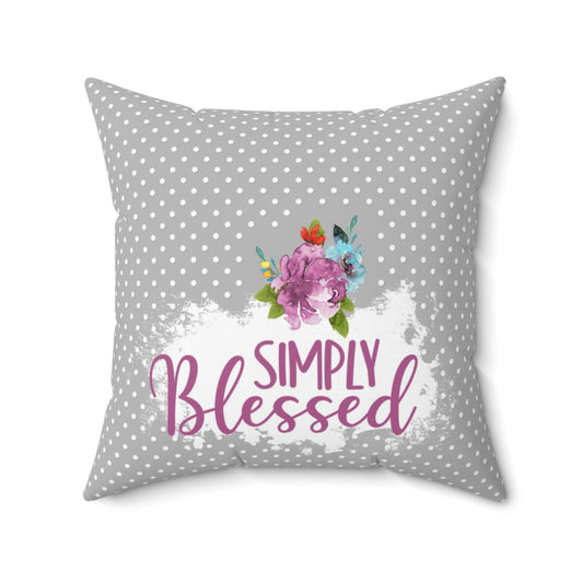 Pioneer Sweet Romance Simply Blessed Decorative Accent Throw Pillow