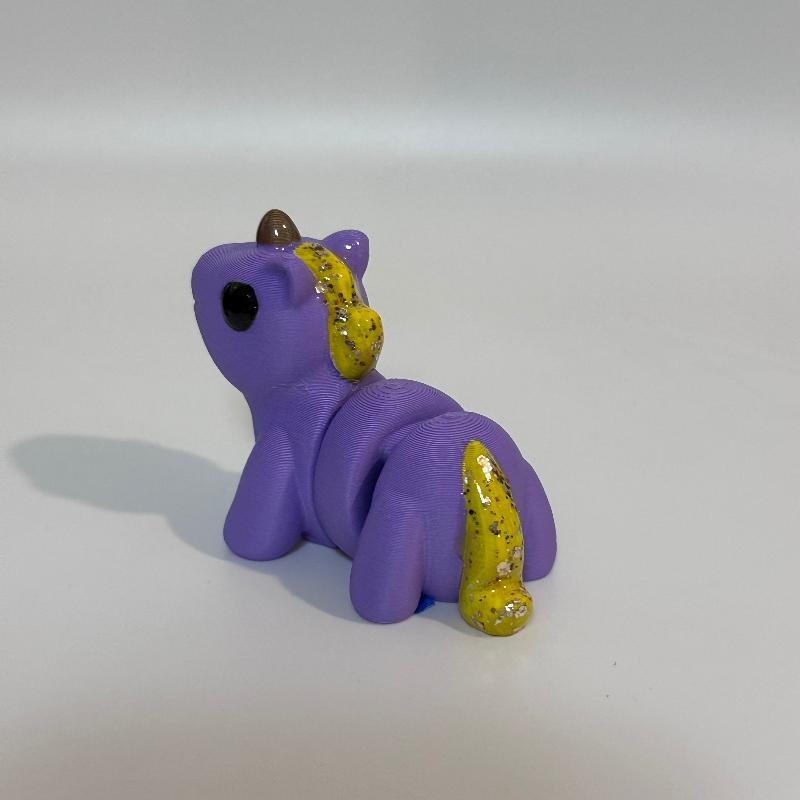 M56 Purple Yellow Unicorn Fantasy