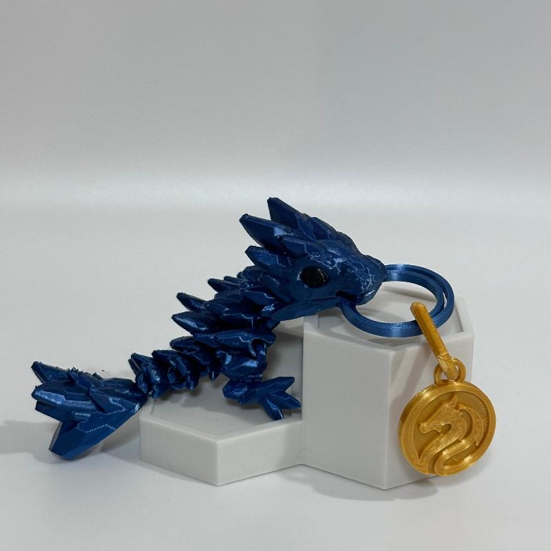 E5 Small Blue Crystal Dragon