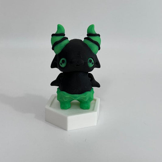 SP24 Green Black Beastie Pixie Spooky Fidget